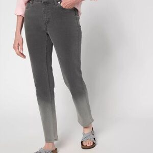 Stella McCartney skinny cotton no stretch ombré medium wash trend Denim jean 26